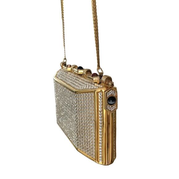 Vintage Max Nugus Haute Couture Beverly Hills Crystal Purse - Picture 1 of 16